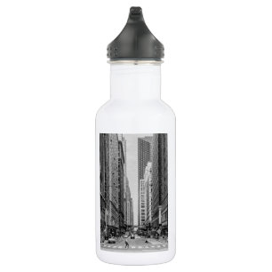 Bouteille D'eau Chicago Madison Street Gris en acier inoxydable W