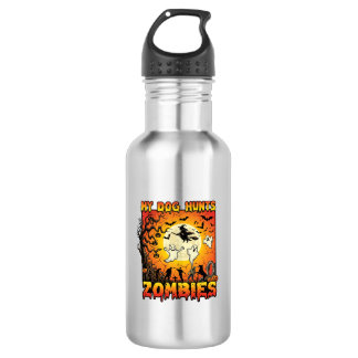 Bouteille D'eau Chien Chasse Les Zombies Halloween Fantômes Sorciè