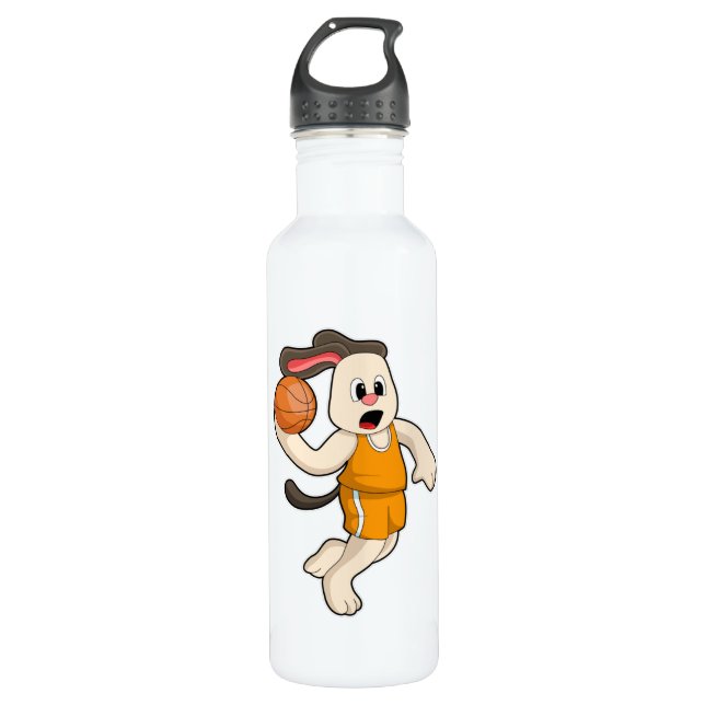 Bouteille D'eau Chien de Basketball Sports (Devant)