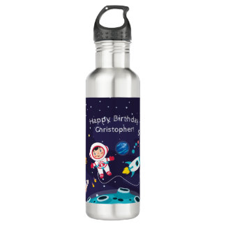 Bouteille D'eau child on the moon, monogrammed name