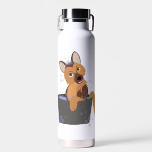 Bouteille D'eau Chiot de temps de bain