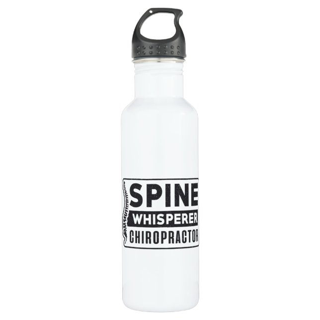 Bouteille D'eau Chiropracteur Thérapie Chiropratique (Devant)