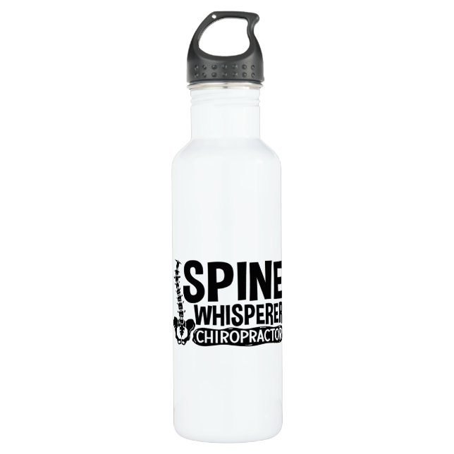 Bouteille D'eau Chiropraticien de la chiropratique de Whisperer de (Devant)