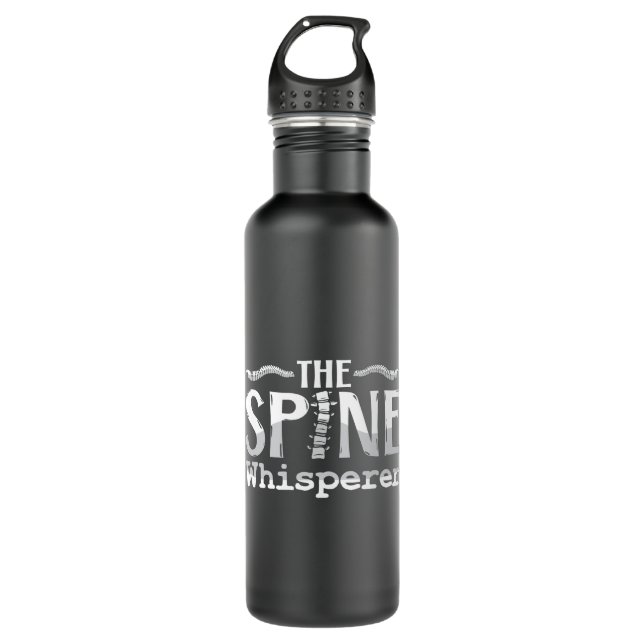 Bouteille D'eau Chiropratique Le Spine Whisperer Chiropractor (Devant)