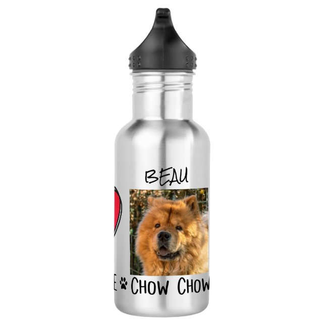 Bouteille D'eau Chow Chows Chien (Droite)