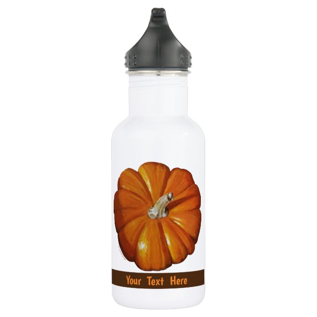 Bouteille d'eau citrouille (Droite)