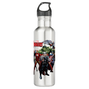 Bouteille D'eau Classique Avengers   Thor Leading Avengers