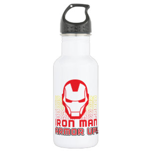 Bouteille D'eau Classiques Avengers Iron Man "Armor Up" Art