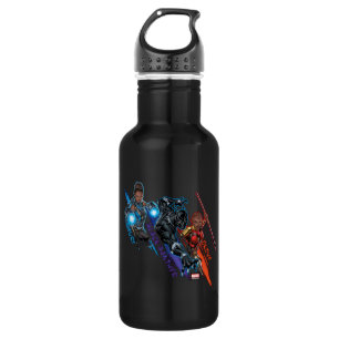 Bouteille D'eau Classiques des Avengers Équipe de Black Panther