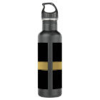 Classy Faux Gold Stripe & Black Arrière - plan ou