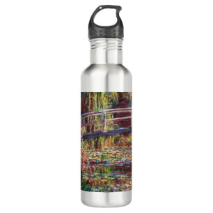 Bouteille D'eau Claude Monet - Eau Lily étang, Harmonie rose