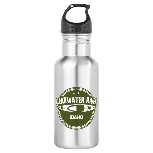 Bouteille D'eau Clearwater River Idaho Kayak (Devant)