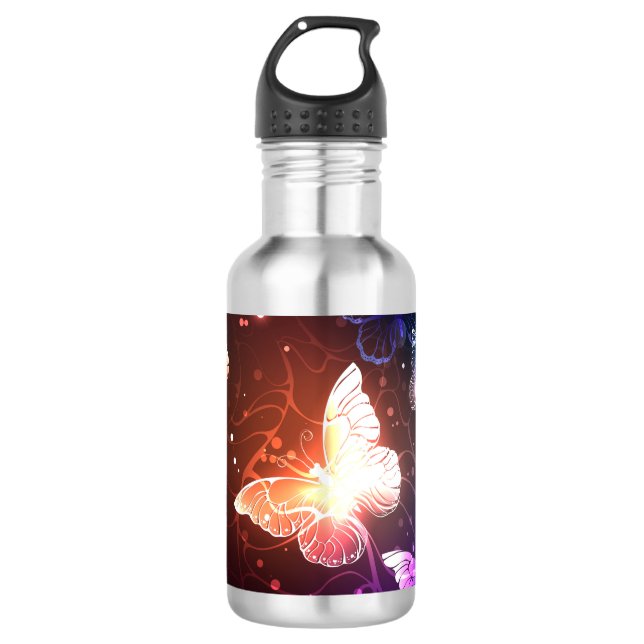 Bouteille D'eau Clowing Night Butterflies (Devant)