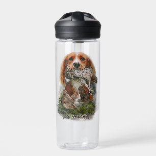 Bouteille D'eau Cocker Spaniel avec perdrix gris