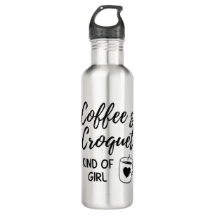 Bouteille D'eau Coffee & croquet kind of girl.
