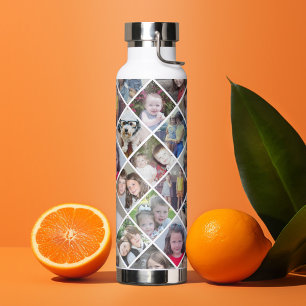 Bouteille D'eau Collage photo - 12 Photos Diamant sur tout le Moti