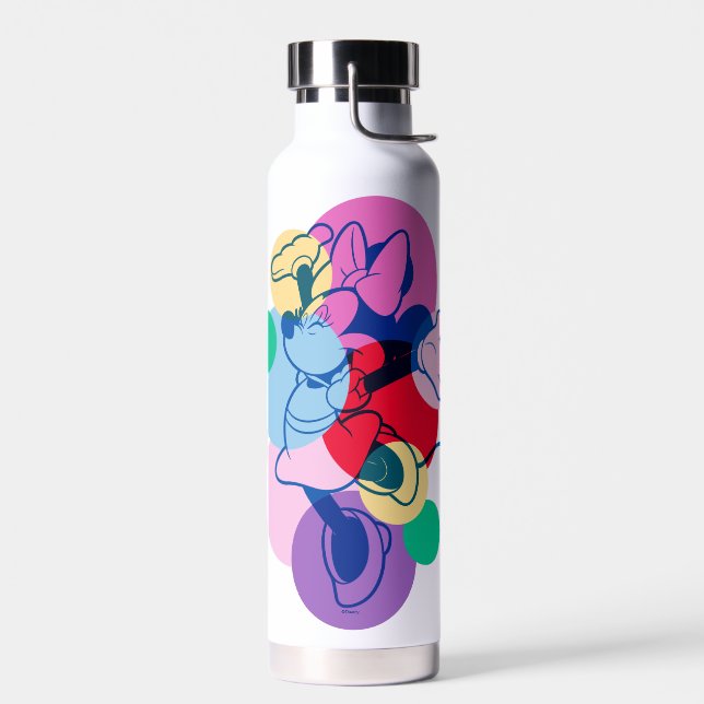 Bouteille D'eau Colorful Minnie Mouse Modern Pop Art (Gauche)