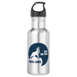 Bouteille D'eau Combattre Pour Votre Loup De Terres Publiques