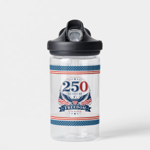 Bouteille D'eau Conception d'aigle patriotique USA 250 ans de libe
