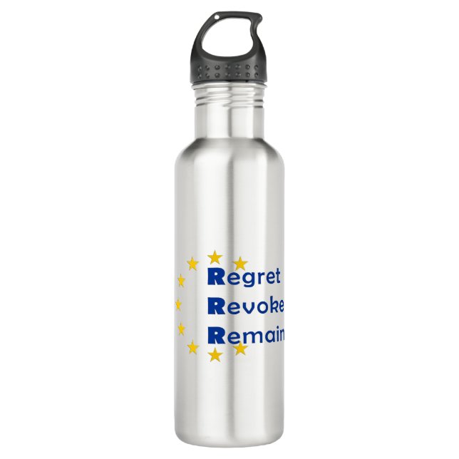 Bouteille D'eau Conception de Brexit (Devant)