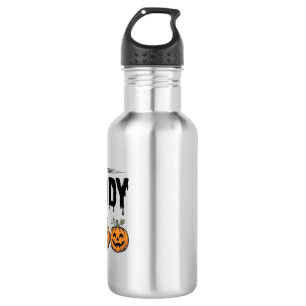 Bouteille D'eau Conception de chemise de citrouille Halloween vint