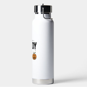 Bouteille D'eau Conception de chemise de pumpkin Halloween vintage