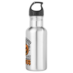 Bouteille D'eau Conception de chemise Halloween Citrouille Vin Hoc
