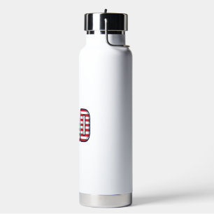 Bouteille D'eau Conception de chemise vectorielle Papa patriotique