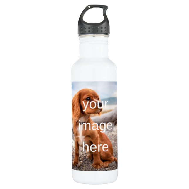 BOUTEILLE D'EAU CONCEVEZ VOTRE PROPRE (Devant)