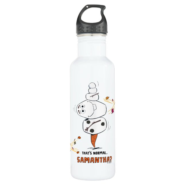 Bouteille D'eau Congelé 2 | Olaf "C'est normal... Samantha ?" (Devant)