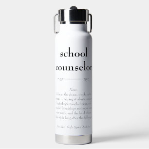 Bouteille D'eau Conseiller scolaire Définition Don d'appréciation