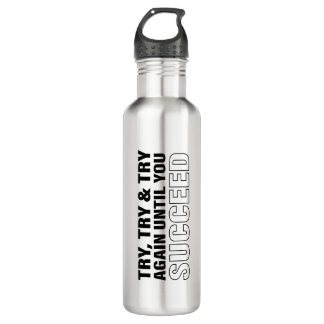 Bouteille D'eau Conseils de vie de réussite Citation motivationnel