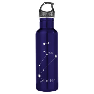Bouteille D'eau Constellation de Leo Zodiac personnalisée