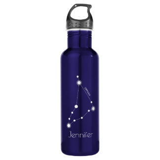 Bouteille D'eau Constellation de zodiaque de Capricorne personnali