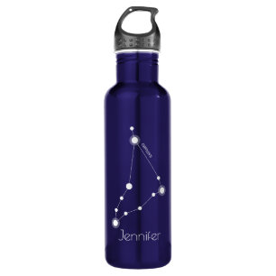 Bouteille D'eau Constellation de zodiaque de Capricorne personnali