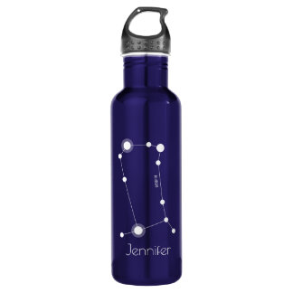 Bouteille D'eau Constellation Zodiaque Gemini personnalisée