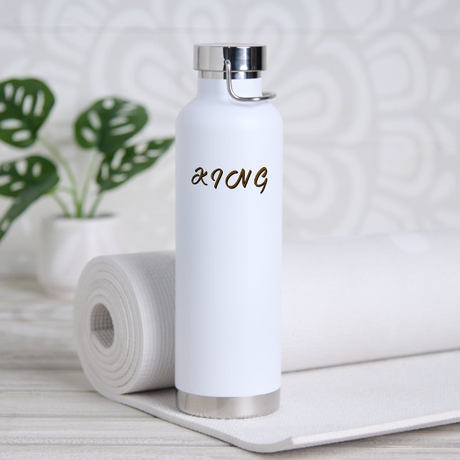 Bouteille D'eau Conteneur de boissons en acier inoxydable Premium  (Yoga (pivoté))
