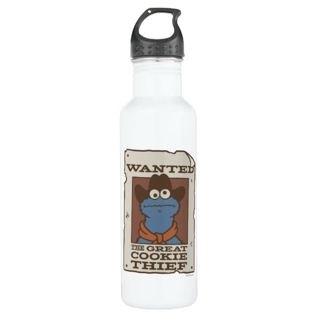 Bouteille D'eau Cookie Monster | Poster Recherché (Devant)