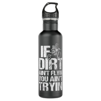Bouteille D'eau Cool Dirt Vélo Art Pour Hommes Femmes Dirtbike Mot