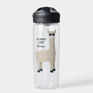 Bouteille D'eau Cool Llama texte personnalisé