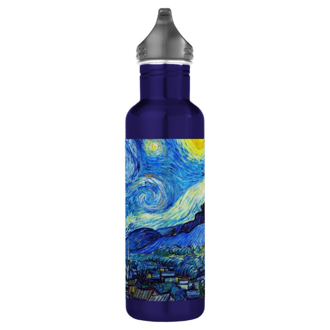 Bouteille D'eau Cool Starry Night Vincent Van Gogh peinture art (Droite)