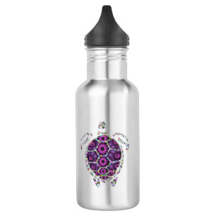 Bouteille D'eau Coquille de tortue violette