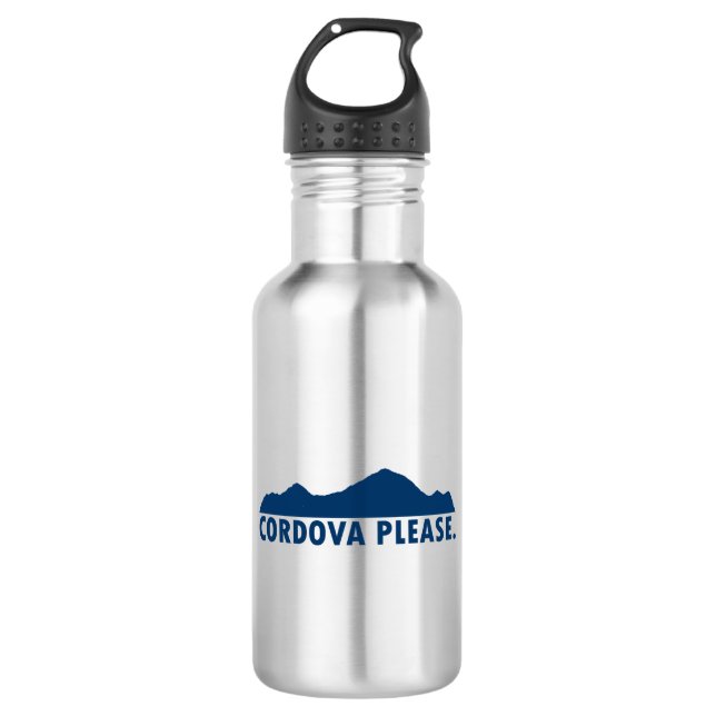 Bouteille D'eau Cordova Alaska Veuillez (Devant)