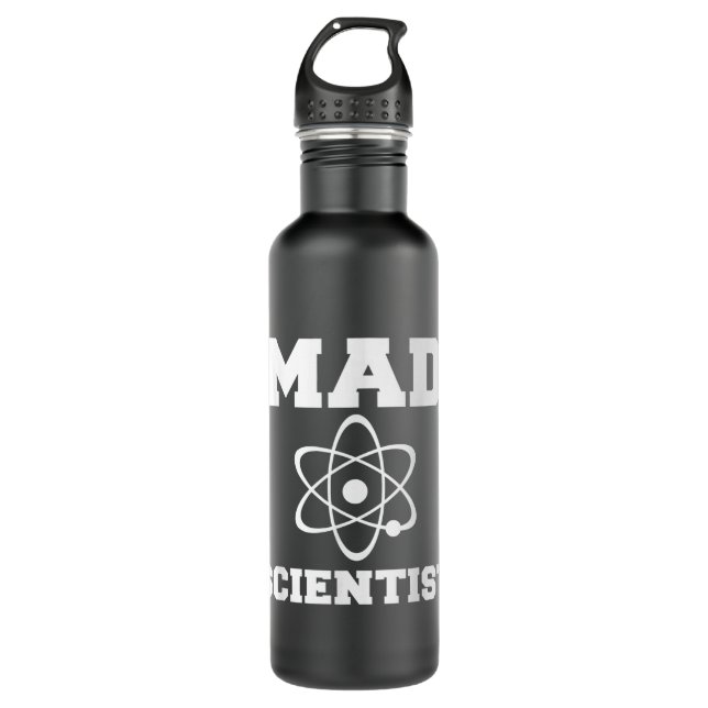 Bouteille D'eau Costume de scientifique fou Chimie Nerd Science am (Devant)