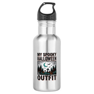 Bouteille D'eau Costume Halloween effrayant Vintage Graveyard Tee_