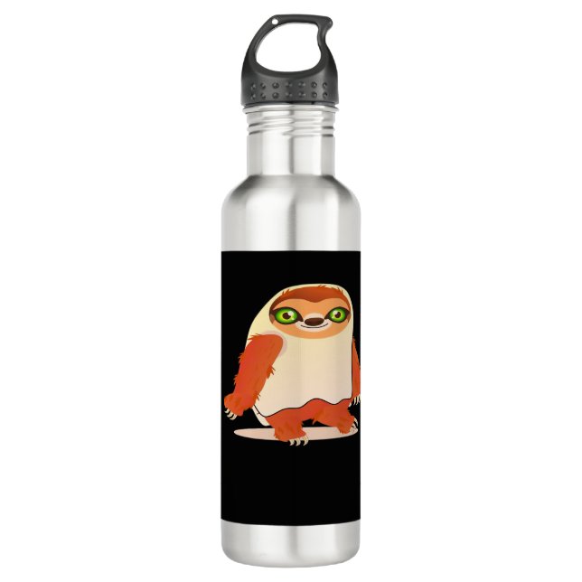 Bouteille D'eau Costumes d'Halloween paresse T-shirt surdimensionn (Devant)