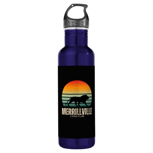 Bouteille D'eau Coucher de soleil (Devant)