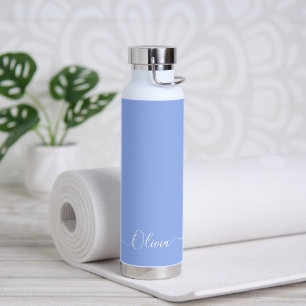 Bouteille D'eau Couleur do-it-yourself bleu ciel PixDezines
