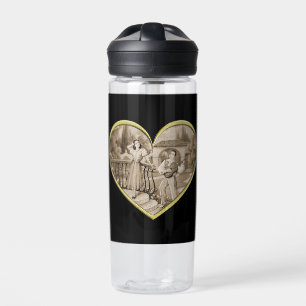 Bouteille D'eau Couple Romance vintage, homme et femme amour