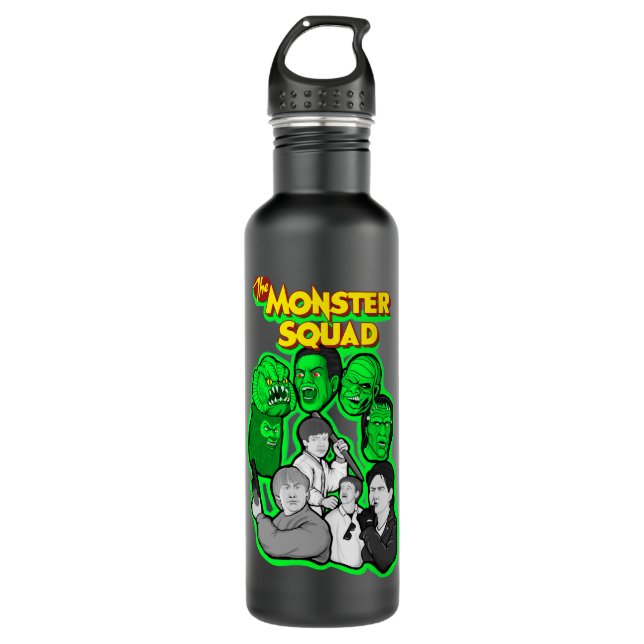 Bouteille D'eau Courageux Yummy Monster Squad Caractère Collage G (Devant)